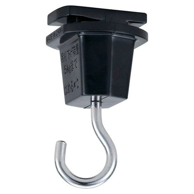 店舗用品照明配線ダクト取り付けオプションブラックフックの商品画像