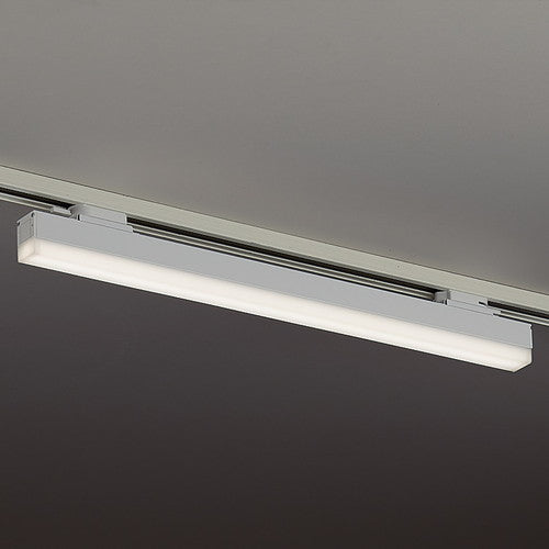 店舗用品照明配線ダクト用デザインベースライトW60cmホワイト温白色の商品画像