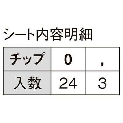店舗用品販促用品マグネット品名シートゴールド文字[黒シート[数字0の商品画像