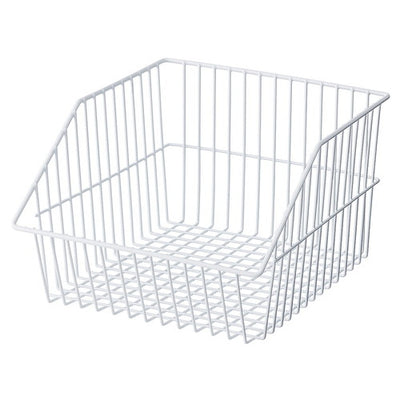店舗用品店舗什器ネットカゴホワイトネットカゴ単品の商品画像
