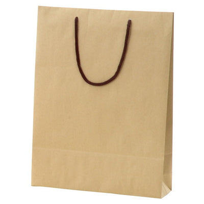 店舗用品ラッピング用品カラー手提げ紙袋クラフト33×10×45cmの商品画像