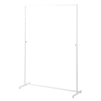 店舗用品店舗什器インハングタイプハンガーラックW120cm角パイプホワイトの商品画像