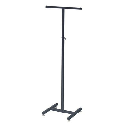 店舗用品店舗什器T字ハンガー角パイプ黒の商品画像