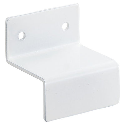 店舗用品システム什器壁面固定金具40mm角ホワイトの商品画像