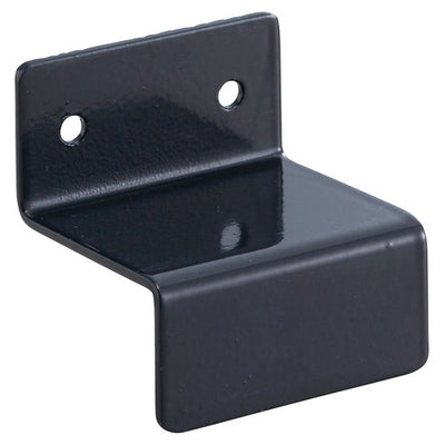 店舗用品システム什器壁面固定金具40mm角ブラックの商品画像