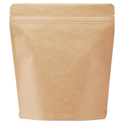 店舗用品ラッピング用品チャック付きスタンド袋クラフト18×20×底マチ7.8cmの商品画像