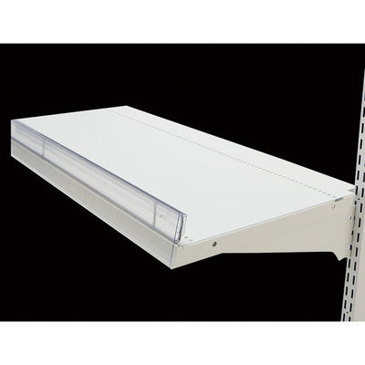 店舗用品システム什器欄干・こぼれ止め用スイングプライスレールW90cm用の商品画像