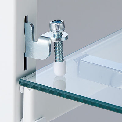 店舗用品シリーズ什器ガラス棚跳ね上がり防止ストッパー跳ね上がりストッパーの商品画像