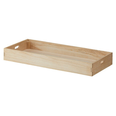 店舗用品店舗什器木製トレー付きワゴンホワイトナチュラル追加トレー棚セットの商品画像