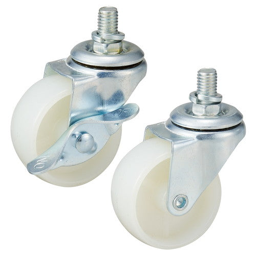 店舗用品店舗什器中折れワゴン用キャスターセットキャスターセットの商品画像