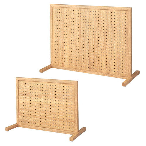 店舗用品店舗什器卓上両面有孔パネルスタンドラスティック柄W60×H45cmタイプの商品画像