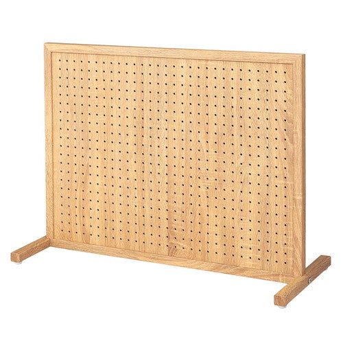 店舗用品店舗什器卓上両面有孔パネルスタンドラスティック柄W80×H60cmタイプの商品画像