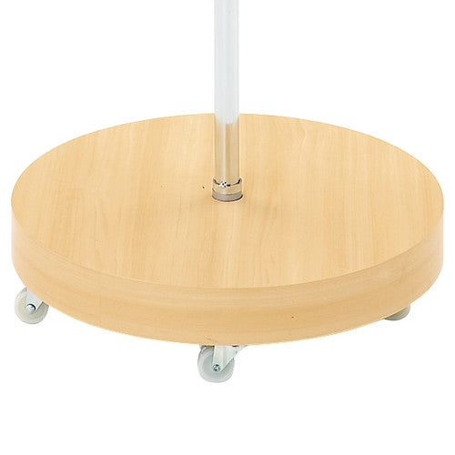 店舗用品店舗什器回転ハンガースタンド木製ベースカバーエクリュの商品画像