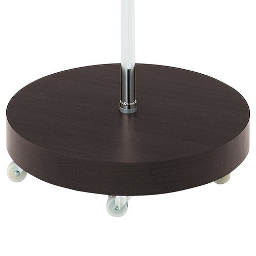 店舗用品店舗什器回転ハンガースタンド木製ベースカバーダークブラウンの商品画像