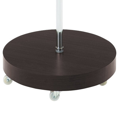 店舗用品店舗什器回転ハンガースタンド木製ベースカバーダークブラウンの商品画像