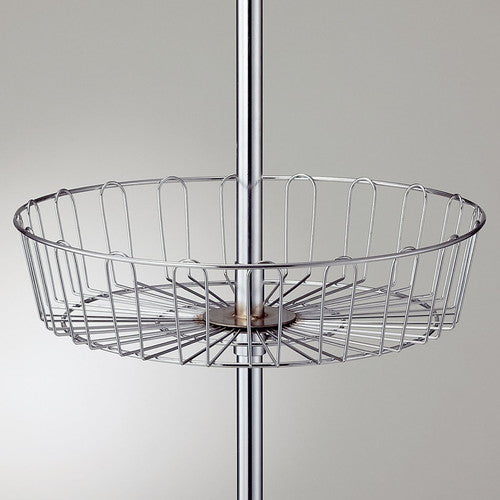 店舗用品店舗什器回転ハンガースタンド円型カゴの商品画像