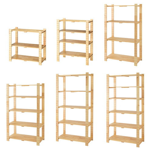 店舗用品店舗什器ウッドシェルフW90cmH90cm棚3段の商品画像