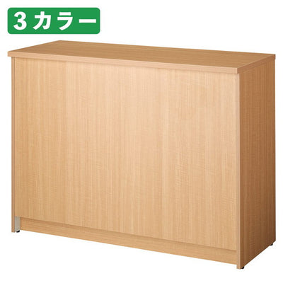 店舗用品店舗什器木製カウンターW120cmホワイトの商品画像
