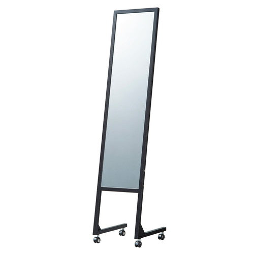 店舗用品店舗什器L字脚ミラー(鏡厚5mm)ブラックの商品画像