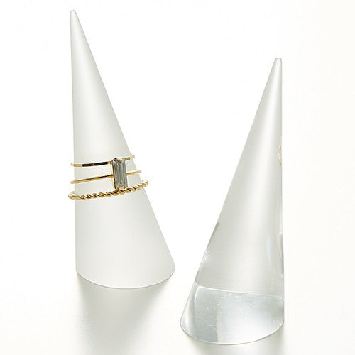 店舗用品演出用品リングスタンド透明の商品画像