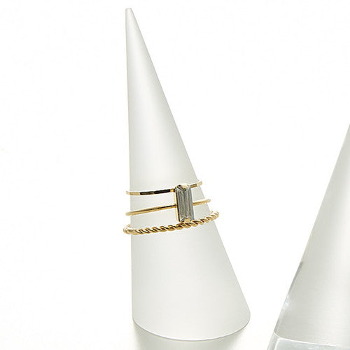 店舗用品演出用品リングスタンド半透明の商品画像