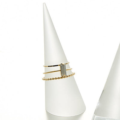 店舗用品演出用品リングスタンド半透明の商品画像