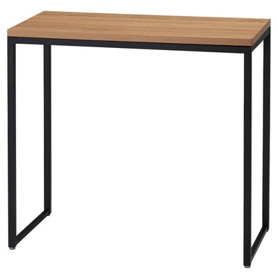 店舗用品店舗什器ショーテーブルブラックラスティック柄W89.8×D45×H82.6cmの商品画像