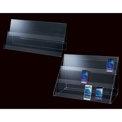 店舗用品演出用品スマートフォンスタンド2段の商品画像