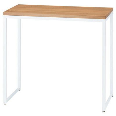 店舗用品店舗什器ショーテーブルホワイトラスティック柄W89.8×D45×H82.6cmの商品画像