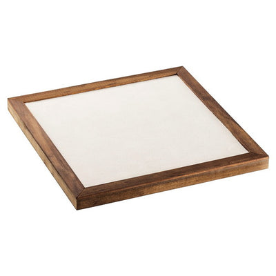 店舗用品演出用品木枠付きステージ30cm角ベージュの商品画像