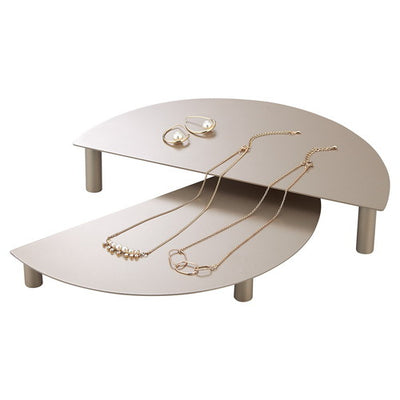 店舗用品演出用品スチール製半円ディスプレイ半円ディスプレイの商品画像