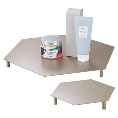 店舗用品演出用品スチール製六角ディスプレイ小の商品画像