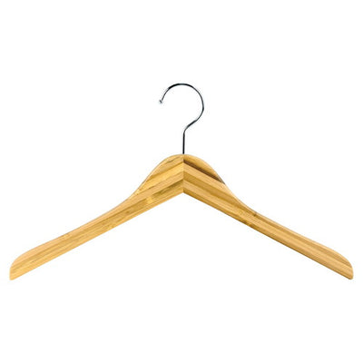 店舗用品ディスプレイ用品竹製ハンガー紳士トップス用の商品画像