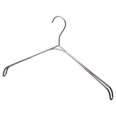 店舗用品ディスプレイ用品スマートハンガーアンティークシルバートップス用W40cmの商品画像