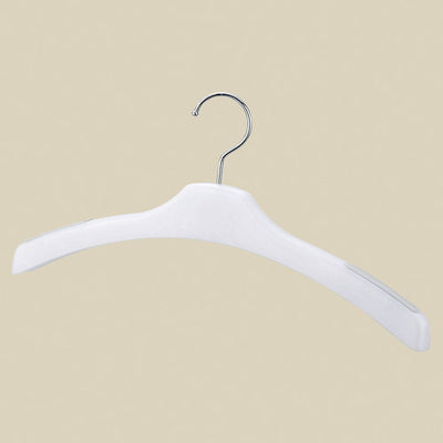 店舗用品ディスプレイ用品発泡シャツ・ジャケット用ハンガースベリ止め付き白の商品画像