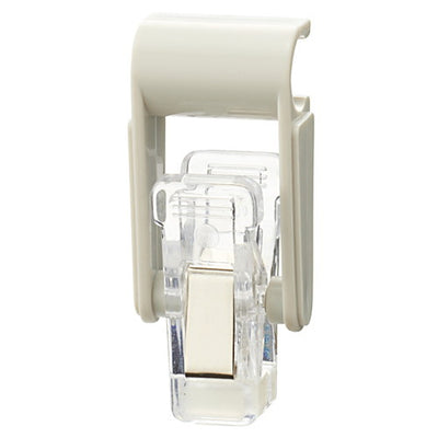 店舗用品サイン・掲示用品フロアスタンドクリップ(直径12.7mm用)シルバー・クローム用の商品画像