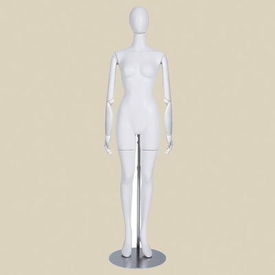 店舗用品ディスプレイ用品ABS製婦人全身腰受けリアルマネキン可動腕の商品画像