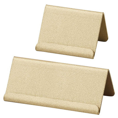 店舗用品サイン・掲示用品カード立てゴールド小の商品画像