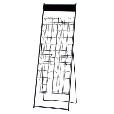 店舗用品サイン・掲示用品カタログスタンドA410段ブラック2列の商品画像