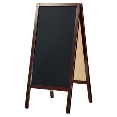 店舗用品サイン・掲示用品A面ボードスリム(両面仕様)ブラウンの商品画像