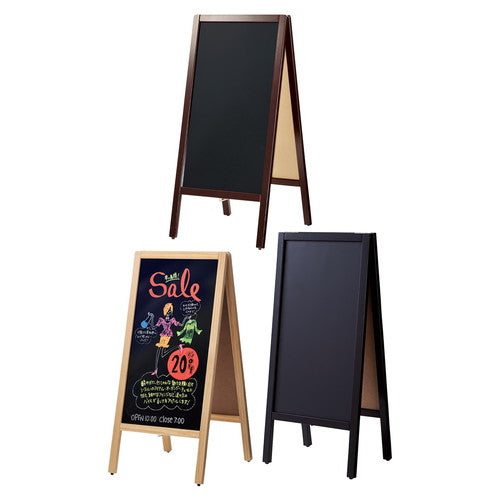 A面ボード スリム(両面仕様) ブラウン (1台) kp38-800-1-1