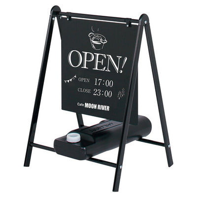 店舗用品サイン・掲示用品屋外スタンド看板ブラックの商品画像
