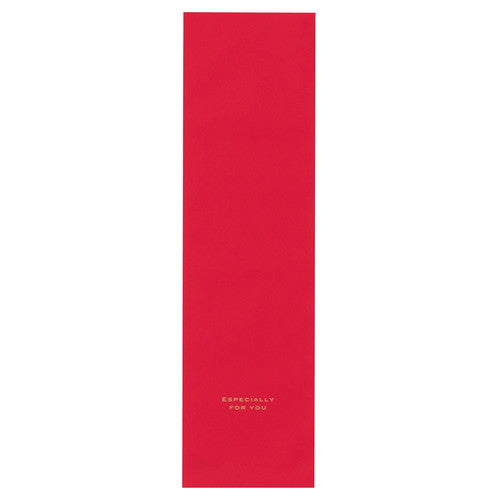梨地ギフトバッグ 縦長タイプ レッド 16×46cm kp38-800-59-3