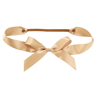 店舗用品ラッピング用品リボン付きゴムタグMゴールドの商品画像