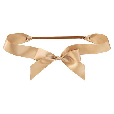 店舗用品ラッピング用品リボン付きゴムタグLゴールドの商品画像