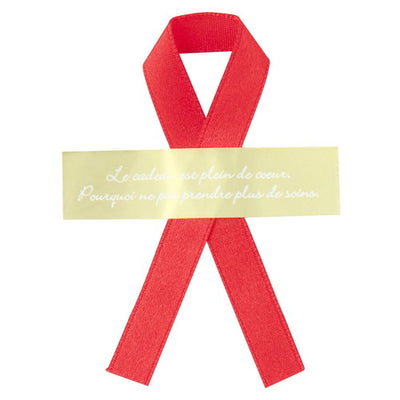 店舗用品ラッピング用品リボン付きシールレッドの商品画像