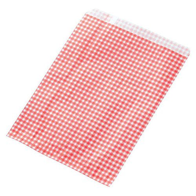 店舗用品ラッピング用品ギンガムチェックレッド25×33cmの商品画像