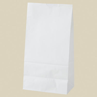 店舗用品ラッピング用品耐油角底袋白無地15×9×28cmの商品画像