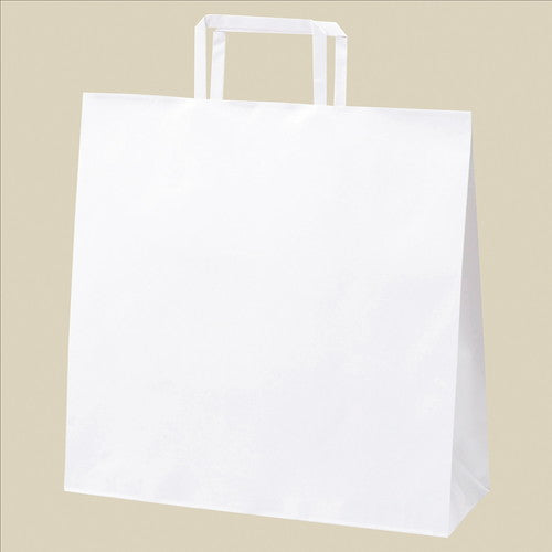 店舗用品ラッピング用品平ひもローコストタイプ白無地32×11.5×40cmの商品画像