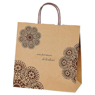 店舗用品ラッピング用品レースィ茶26×11×33cmの商品画像